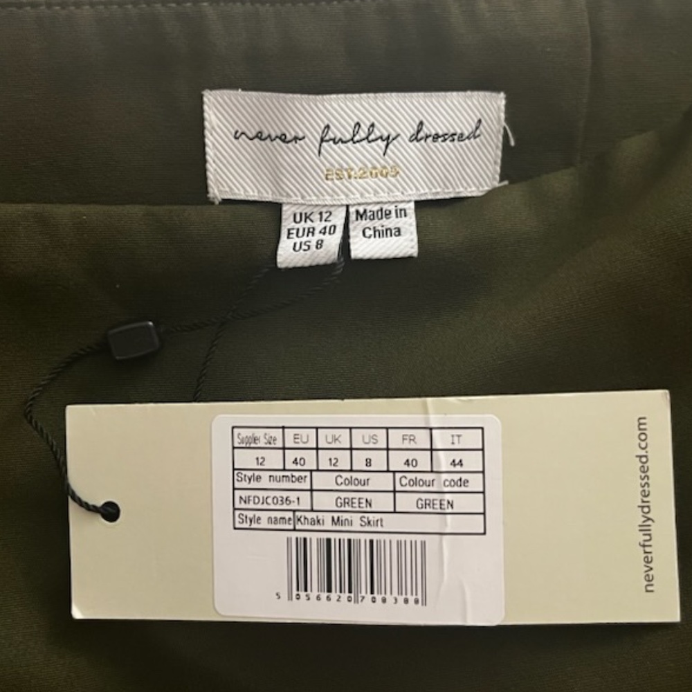 NFD Khaki Mini Skirt